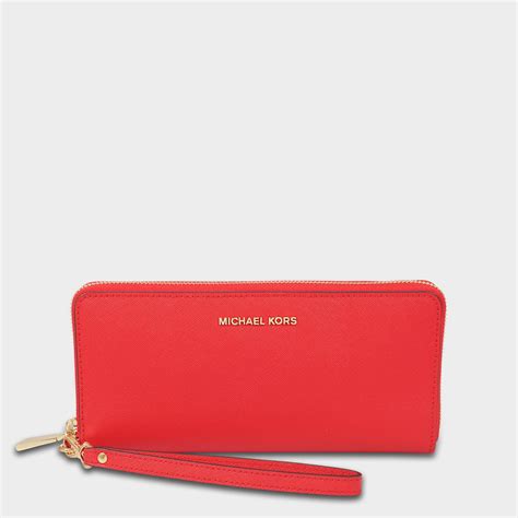 micheal kors red bag|michael kors bright red wallet.